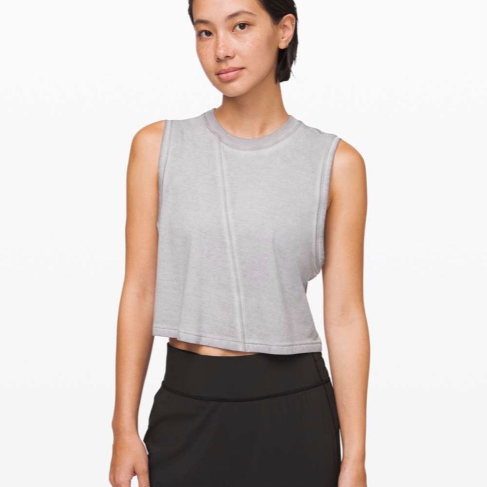 Lululemon Broken Beats Tank Grey Size 2